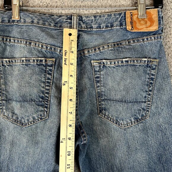 Bullhead Y2K Slim Straight Mens Size 29x30 Straight Blue Denim Jeans - Picture 8 of 9